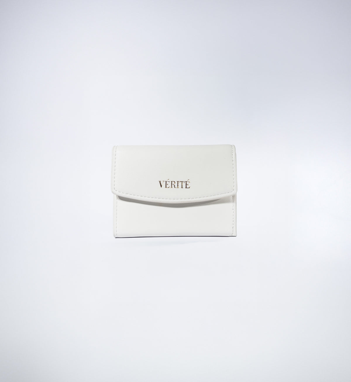 Billetera Aura Blanca en Cuero Vegano / Aushan Viviin Leather