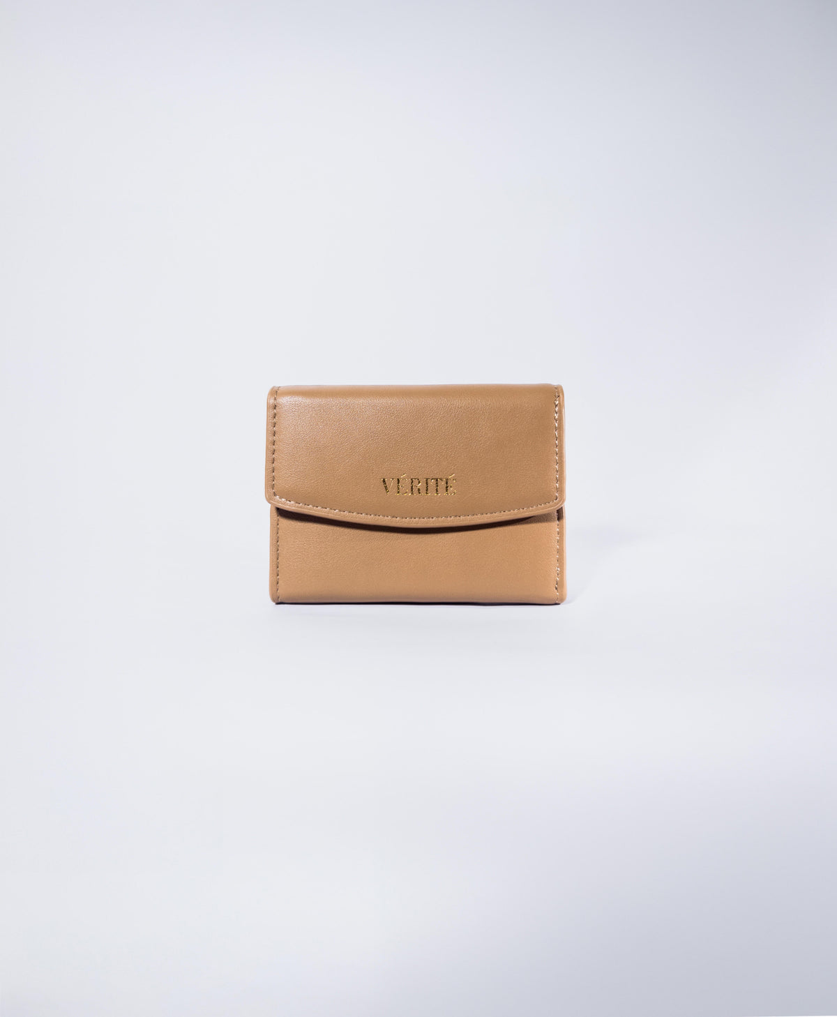 Billetera Aura Chocolate en Cuero Vegano / Aushan Viviin Leather
