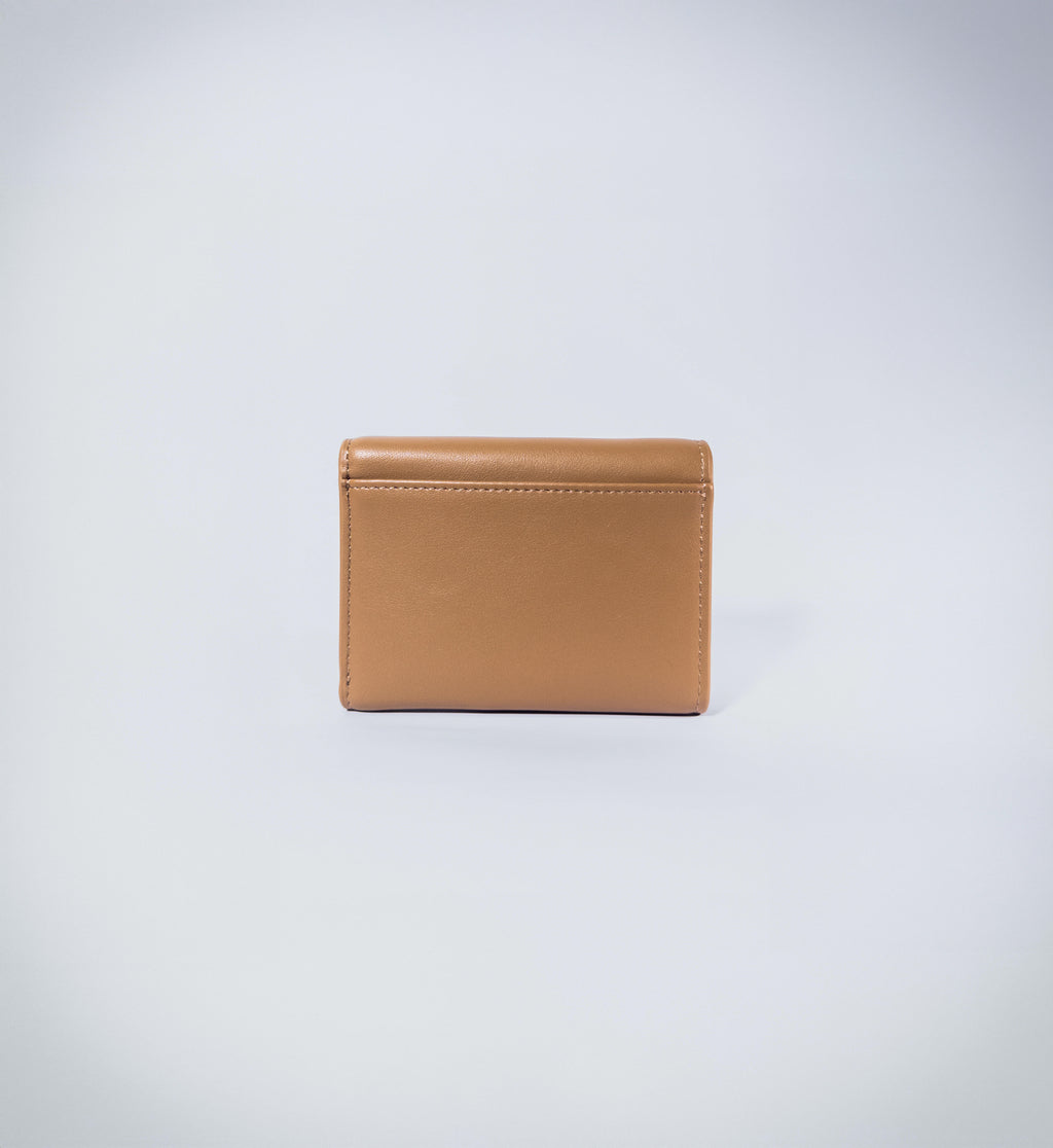 Billetera Aura Chocolate en Cuero Vegano / Aushan Viviin Leather