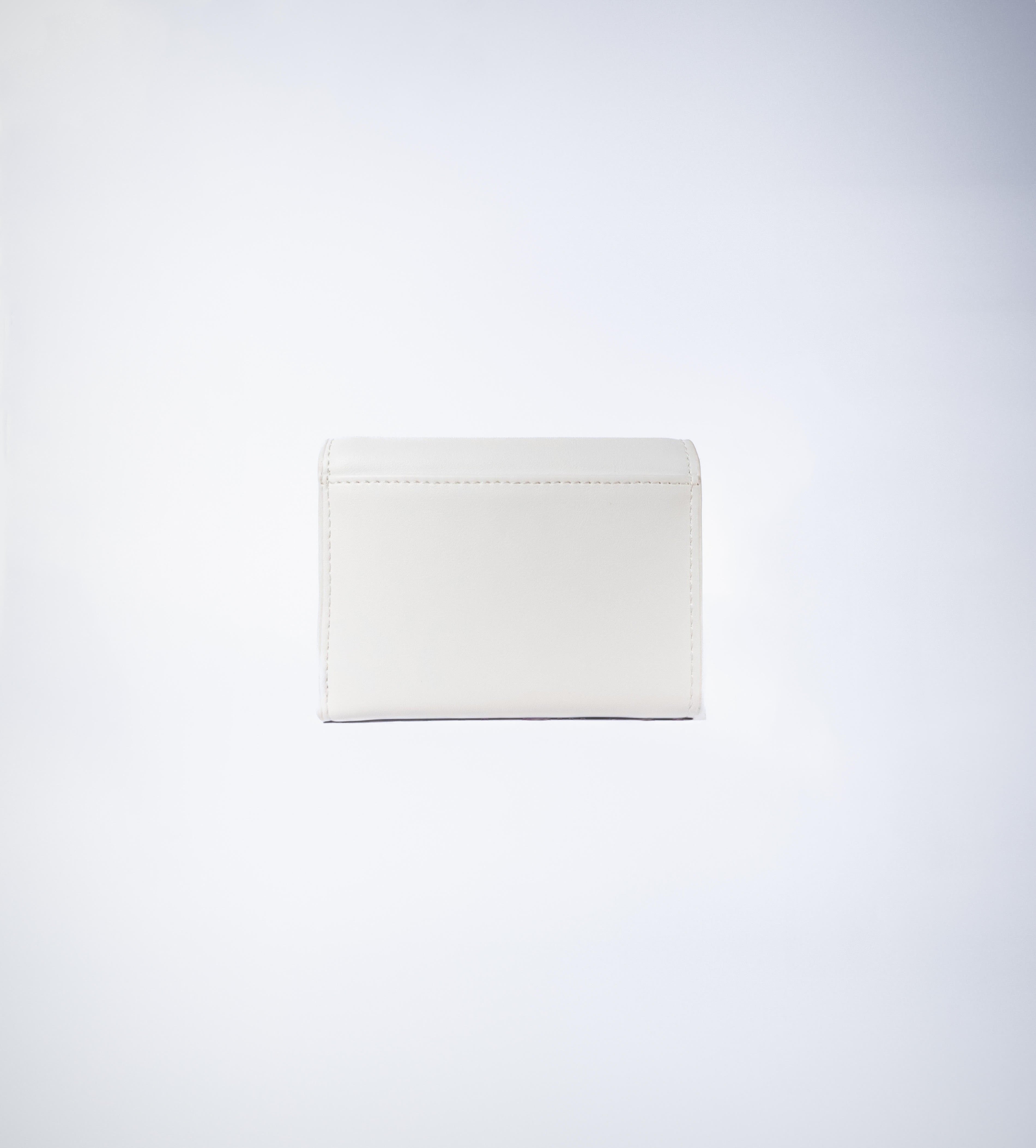 Billetera Aura Blanca en Cuero Vegano / Aushan Viviin Leather